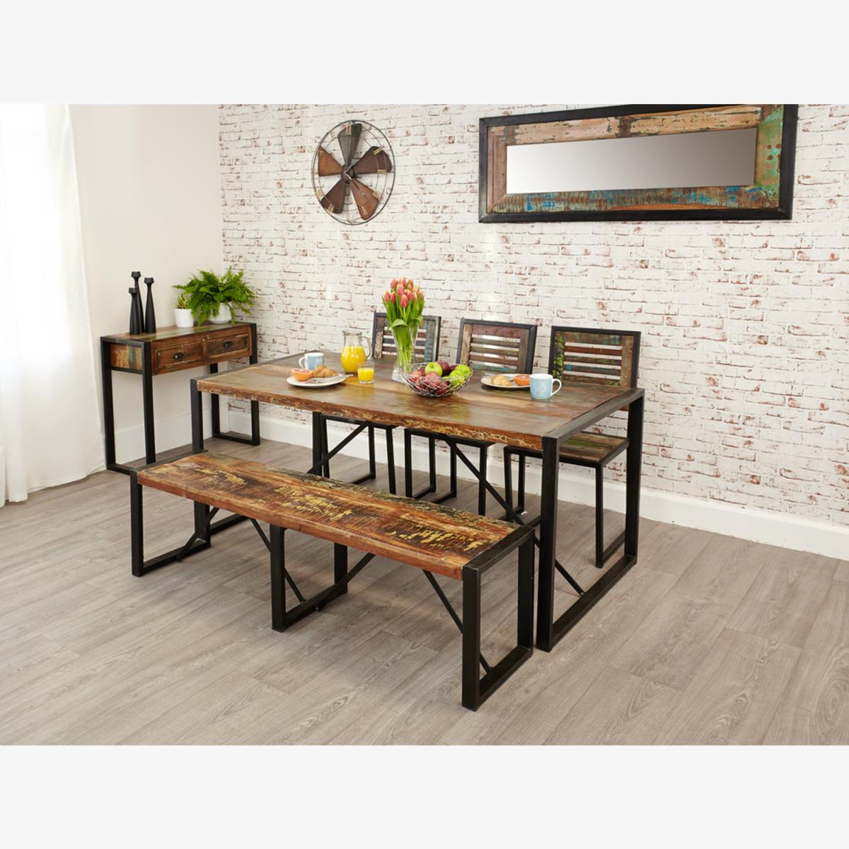 Urban Chic Dining Table Large - Multiple colours in the timber – image 1