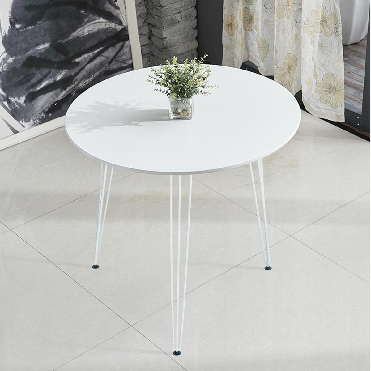 Solid Dining Table  - White / Round – image 3