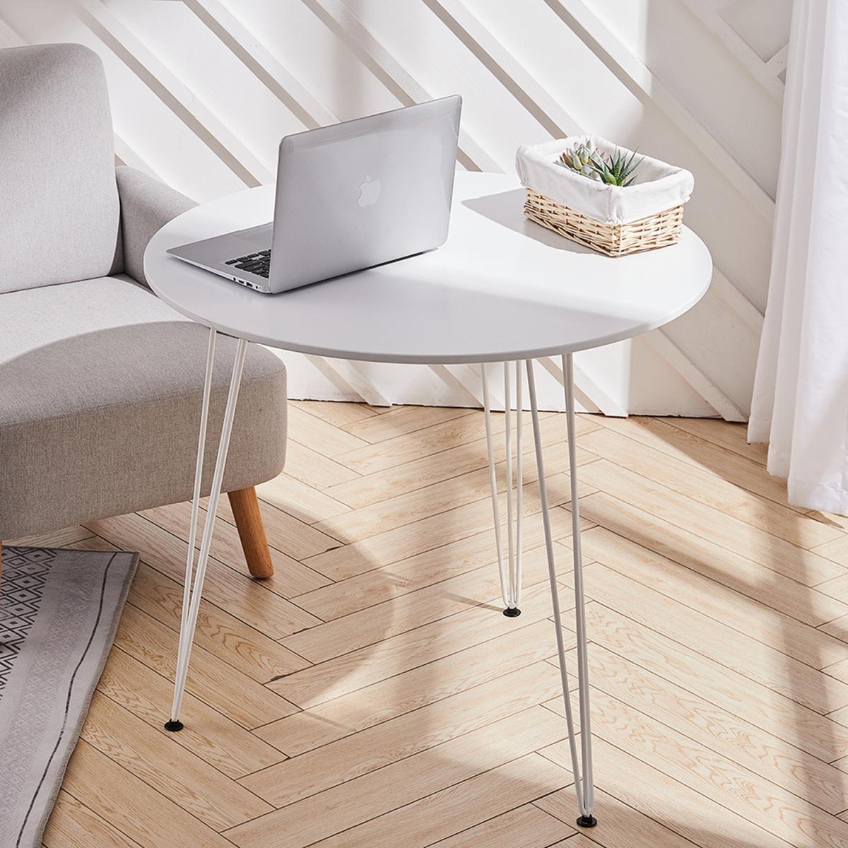 Solid Dining Table  - White / Round – image 10