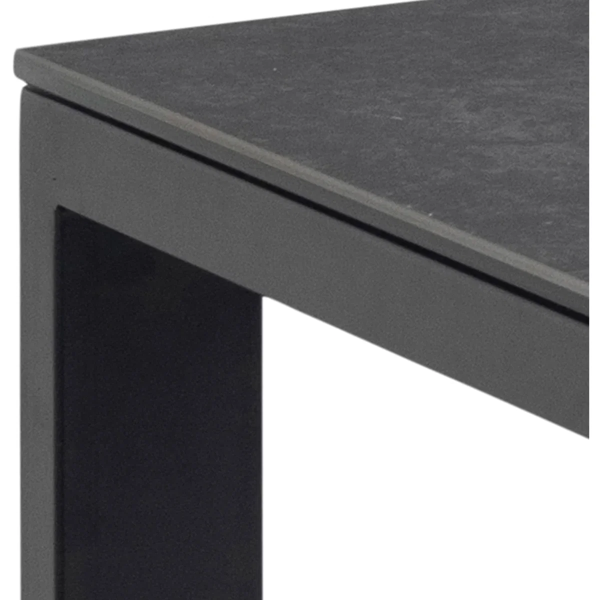Brentford Matt Black Ceramic Dining Table - Black – image 5