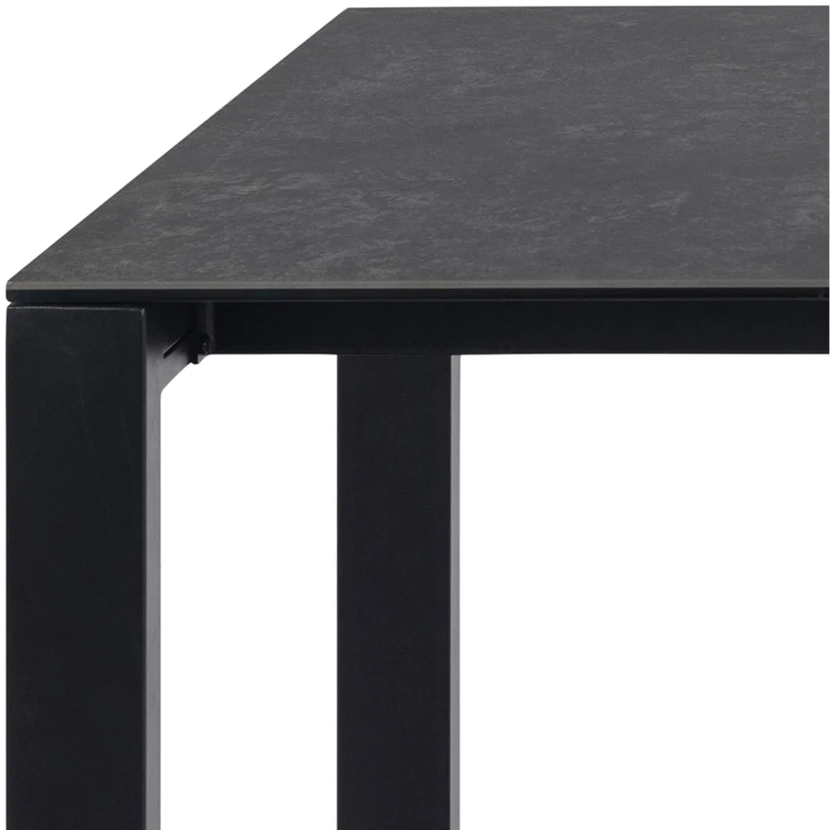 Brentford Matt Black Ceramic Dining Table - Black – image 6
