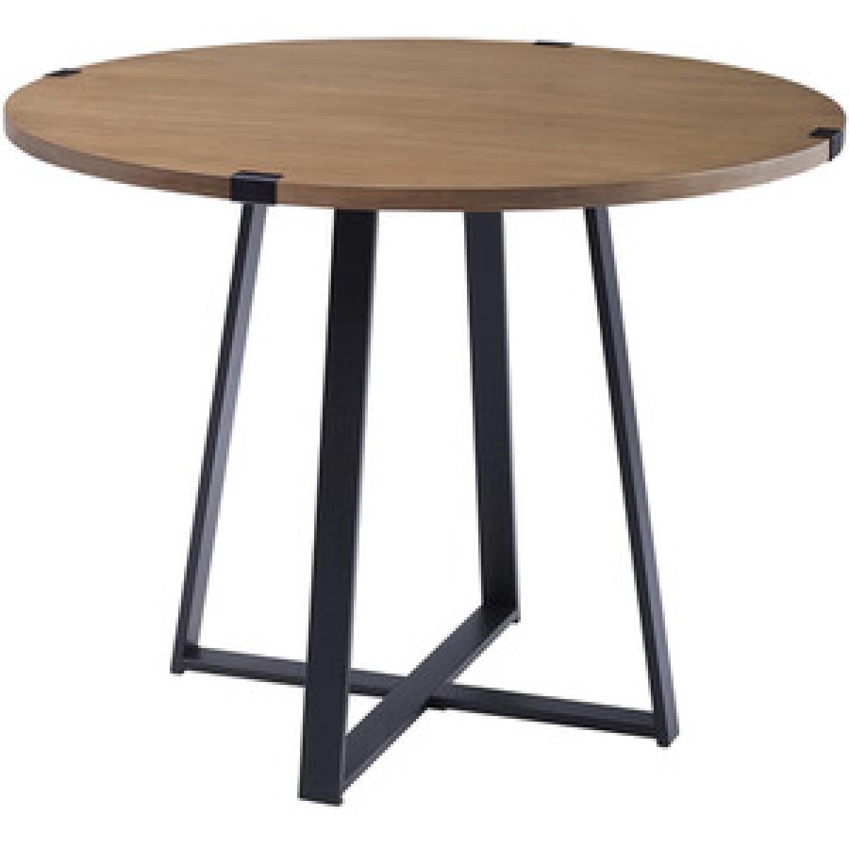 Toronto Round Dining Table - Dark Walnut – image 6