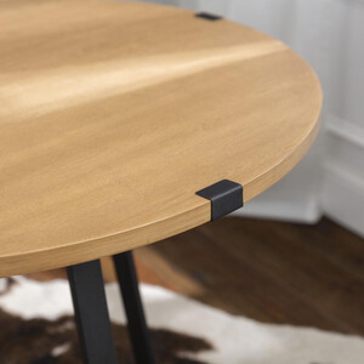 Toronto Round Dining Table - Dark Walnut – image 8