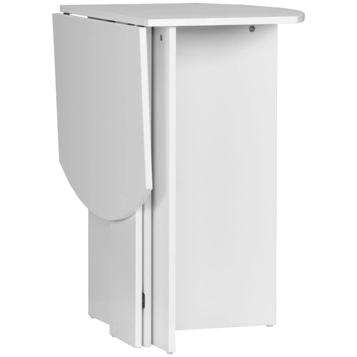 Nelu White Drop-Leaf Dining Table for 4 – image 3