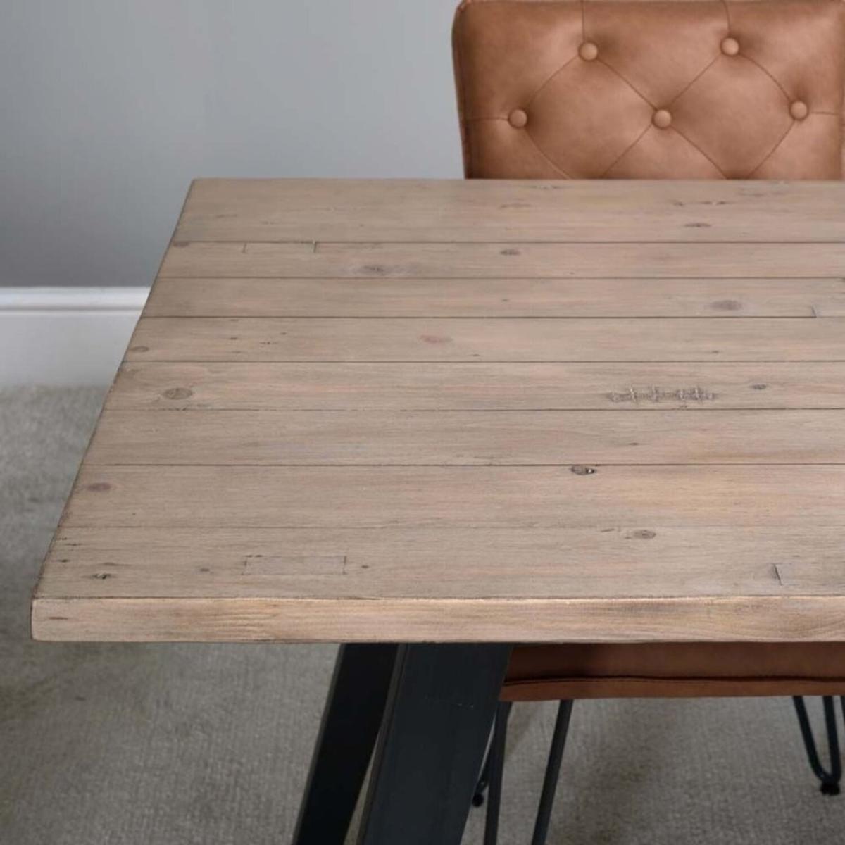 Reclaimed Dining Table 160cm - Brown – image 3