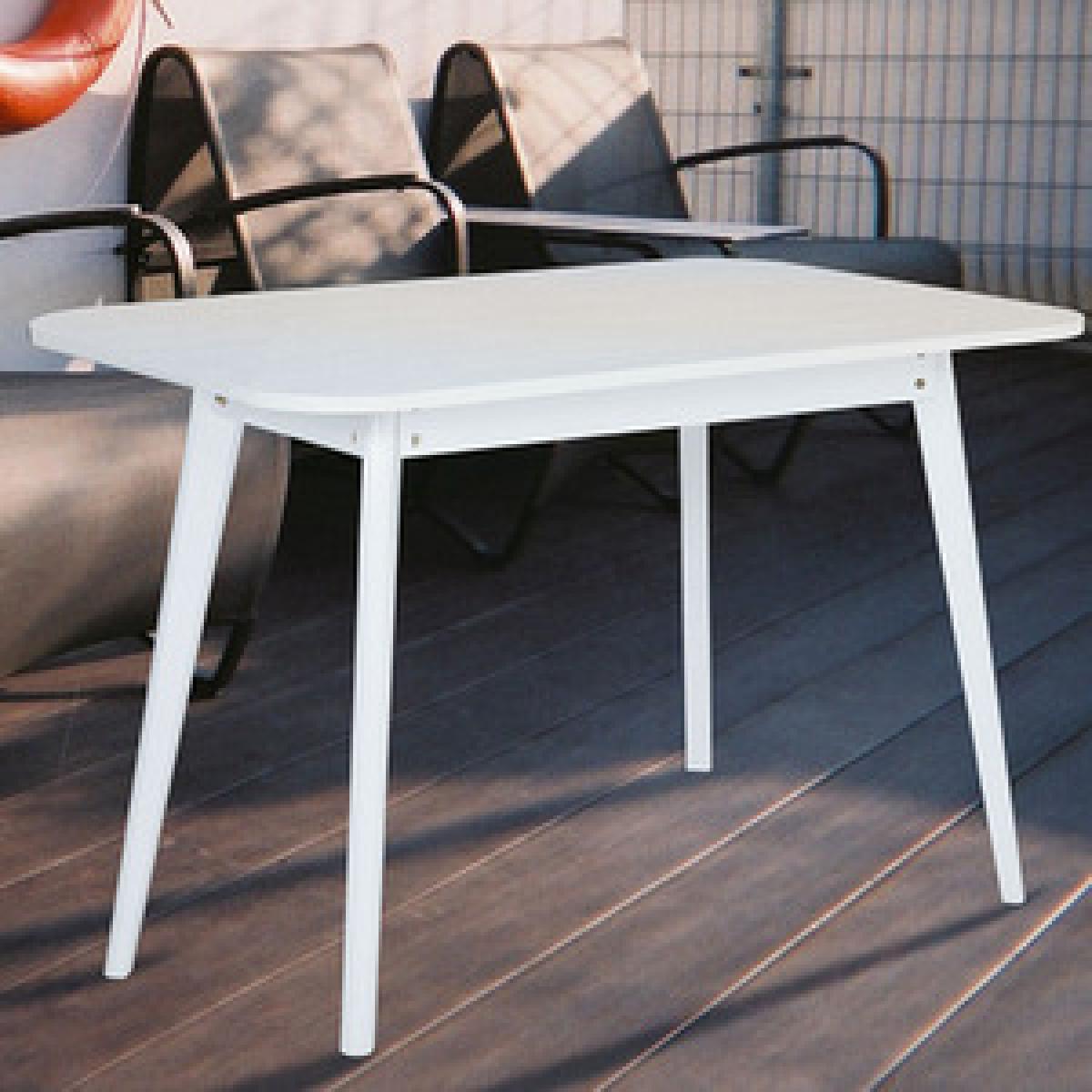 Rectangular Dining Room Table - Light Brown / 60cm – image 15