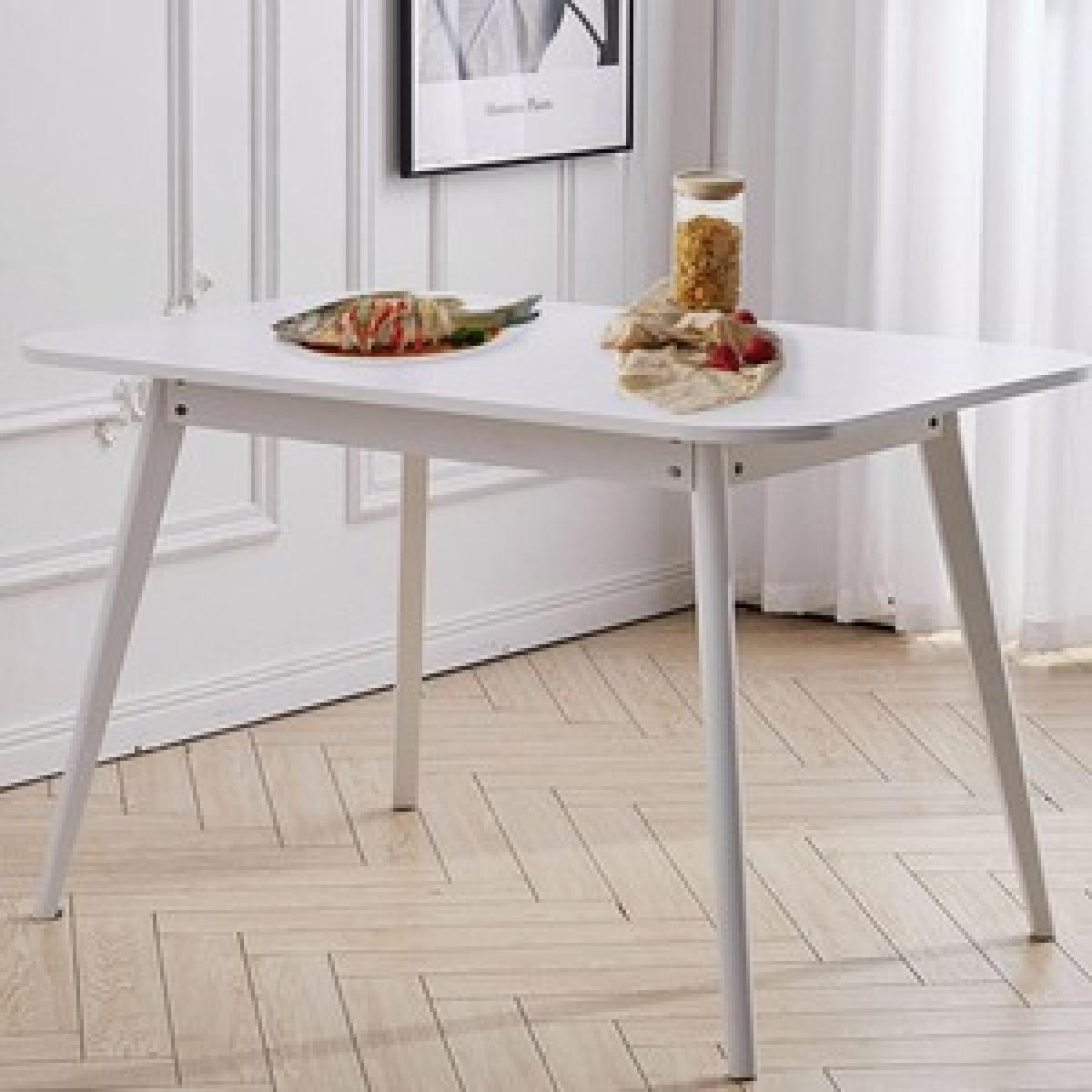Rectangular Dining Room Table - Light Brown / 60cm – image 16