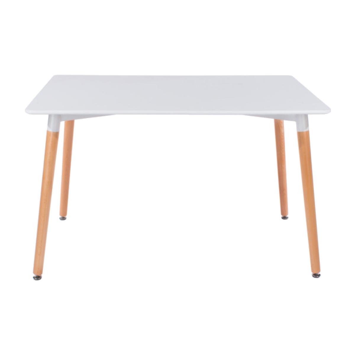 Aspen Rectangular Dining Table - White & Beech