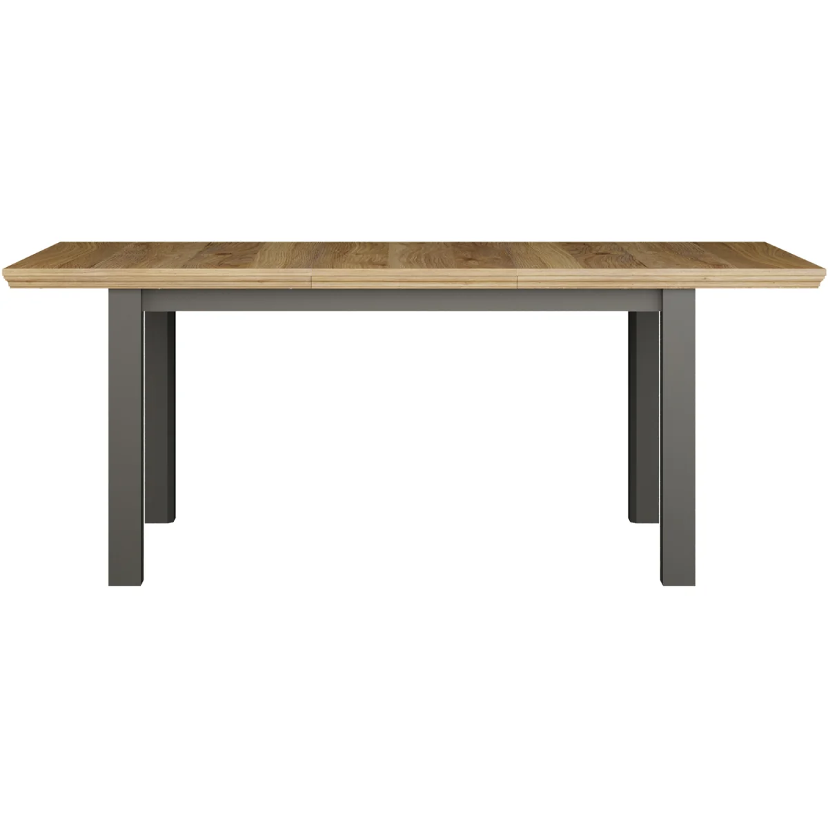 Pontypool Rectangular Dining Table - Wolfram Grey and Mauvella Oak – image 6
