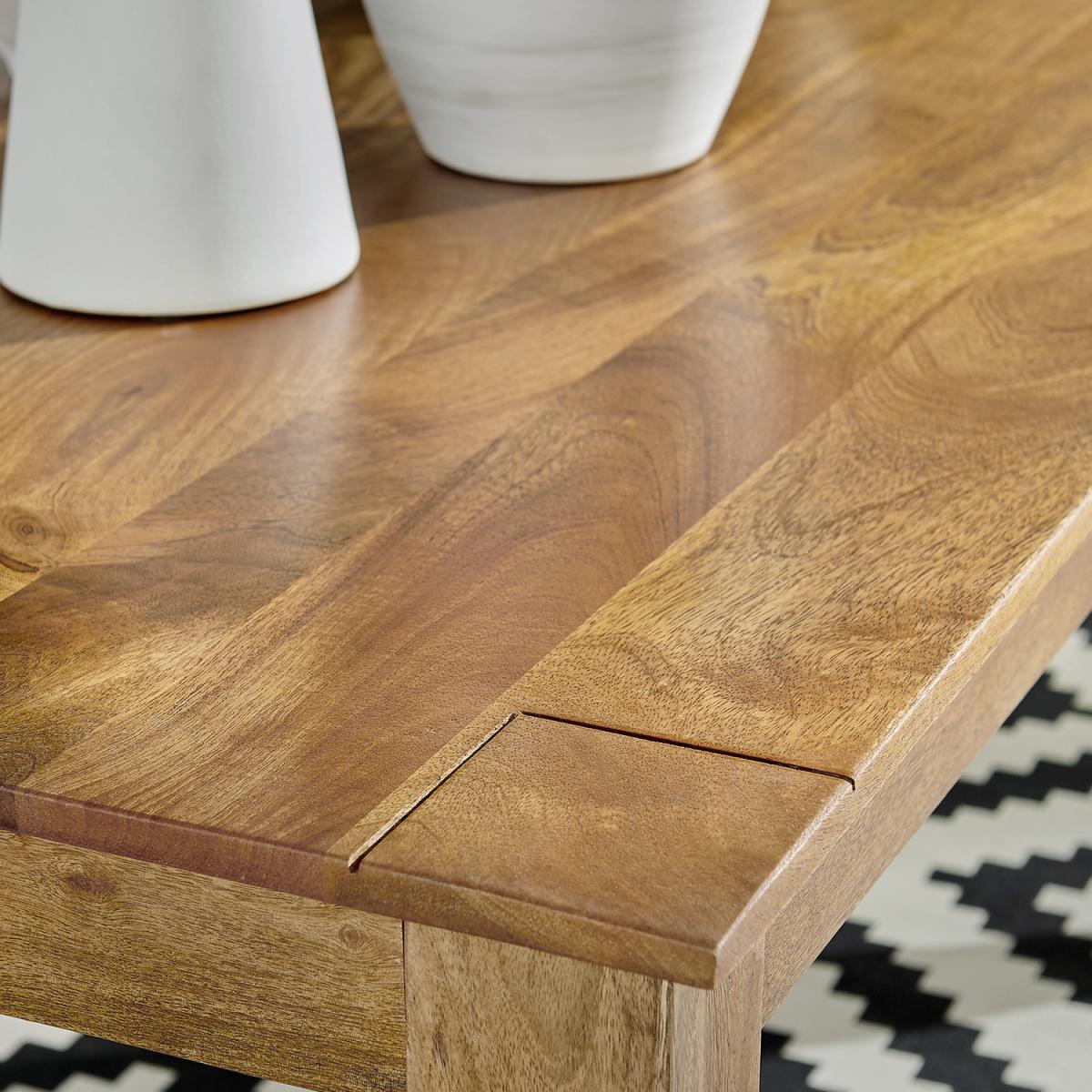 Anders Honey Shade Mango Wood 6 Seat Dining Table - Honey – image 5