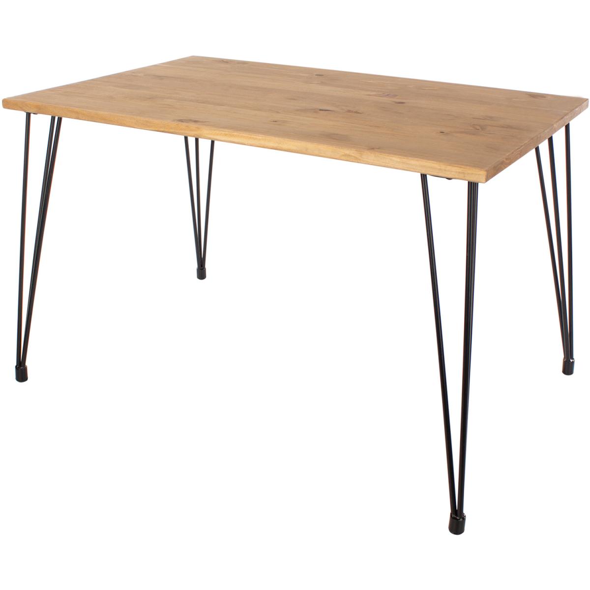 Augusta rectangular dining table  - Antique wax pine / 20kg – image 2