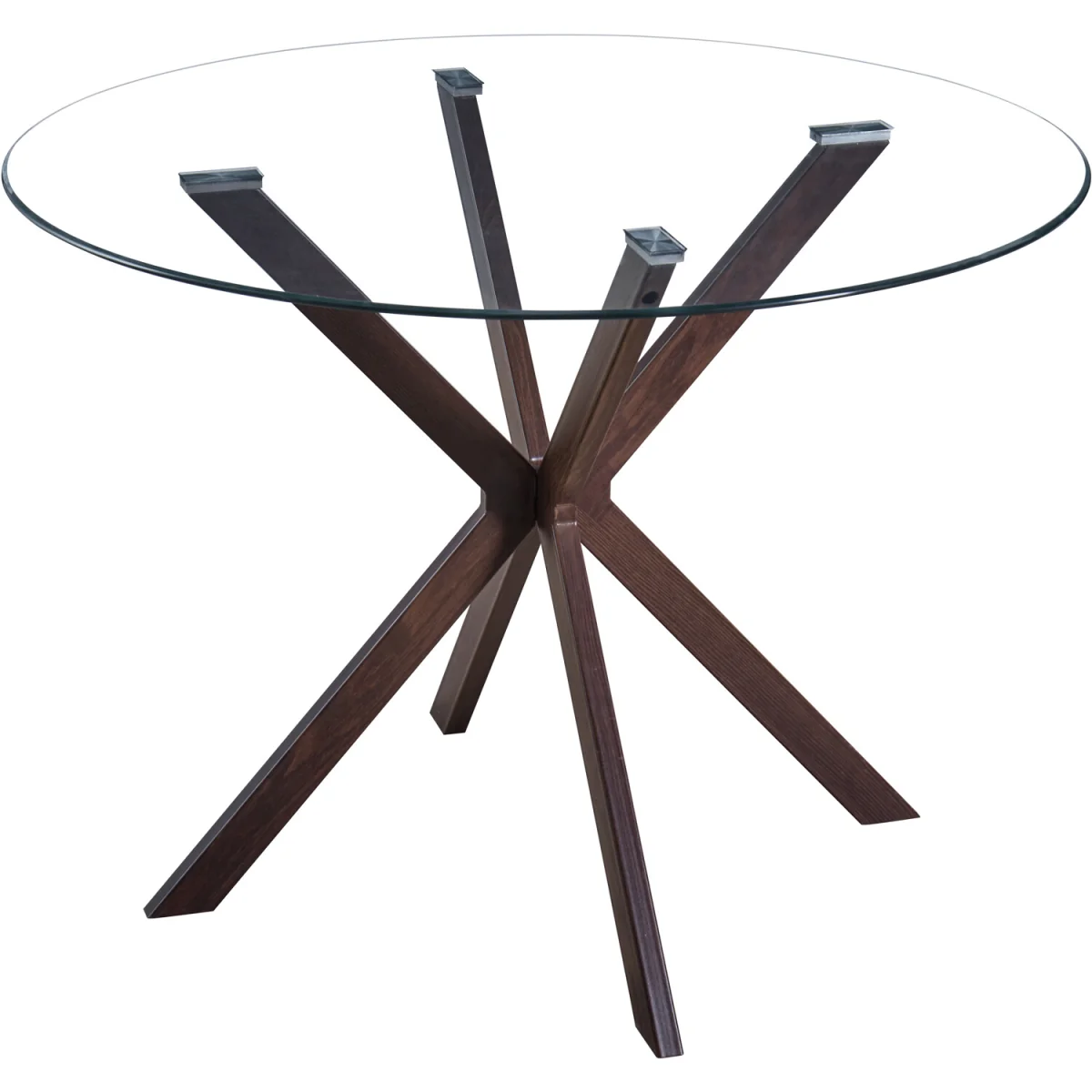 Kendall Round Glass Dining Table – image 3