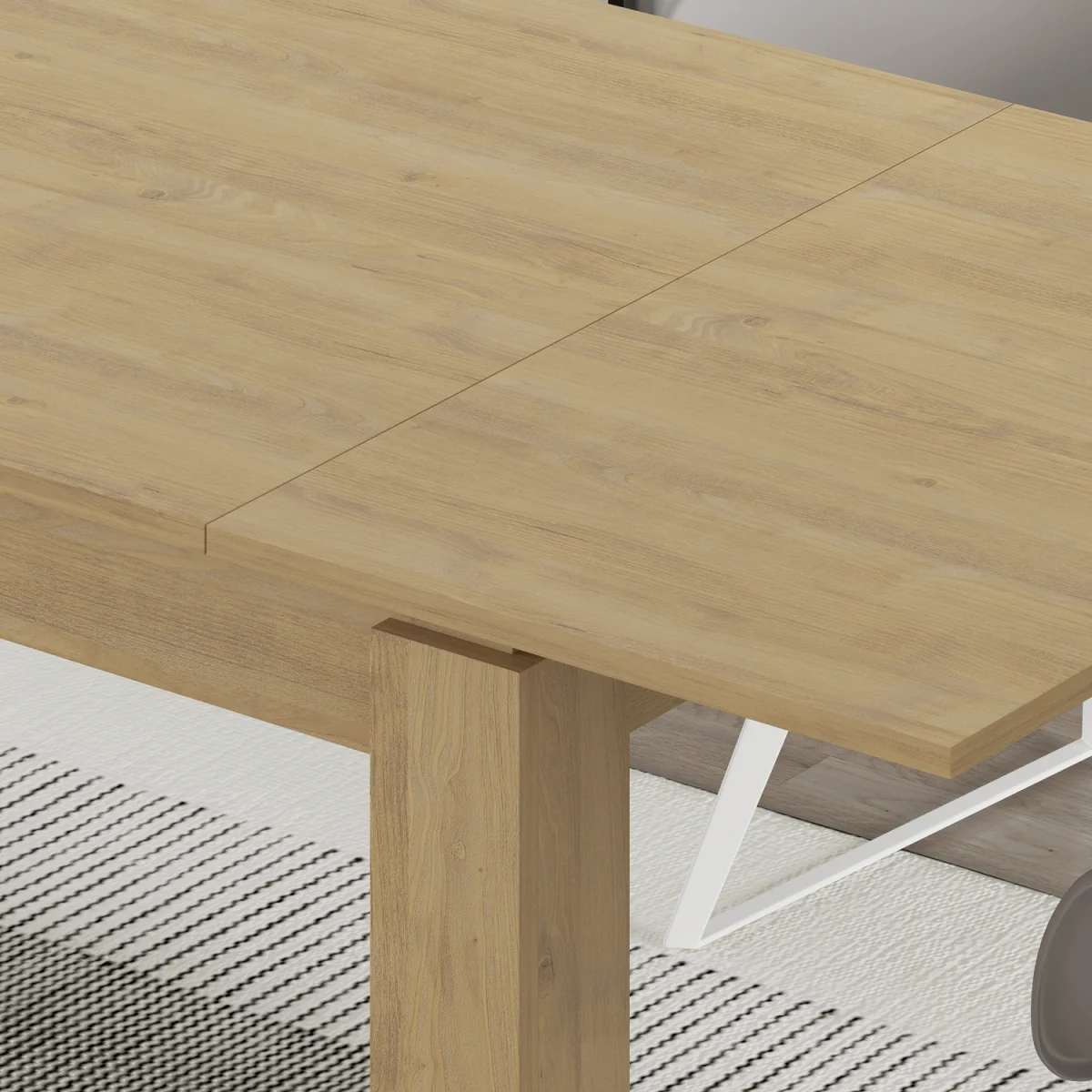 Decortie Tolmen Extending Dining Table - Oak – image 4