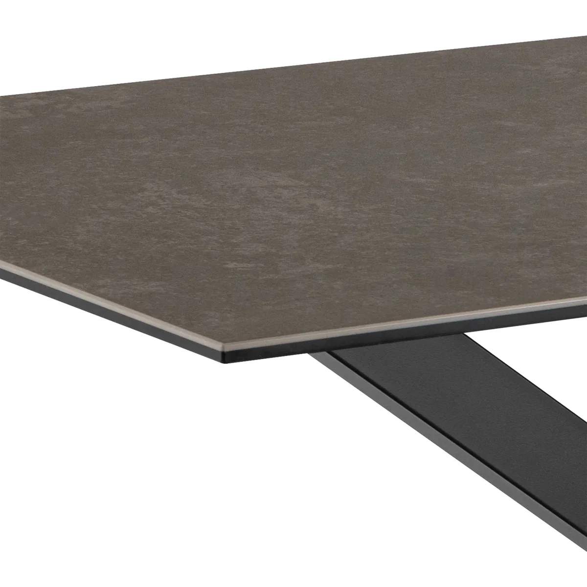 Heaven Dining Table with Ceramic Black Top 135cm - Black – image 8