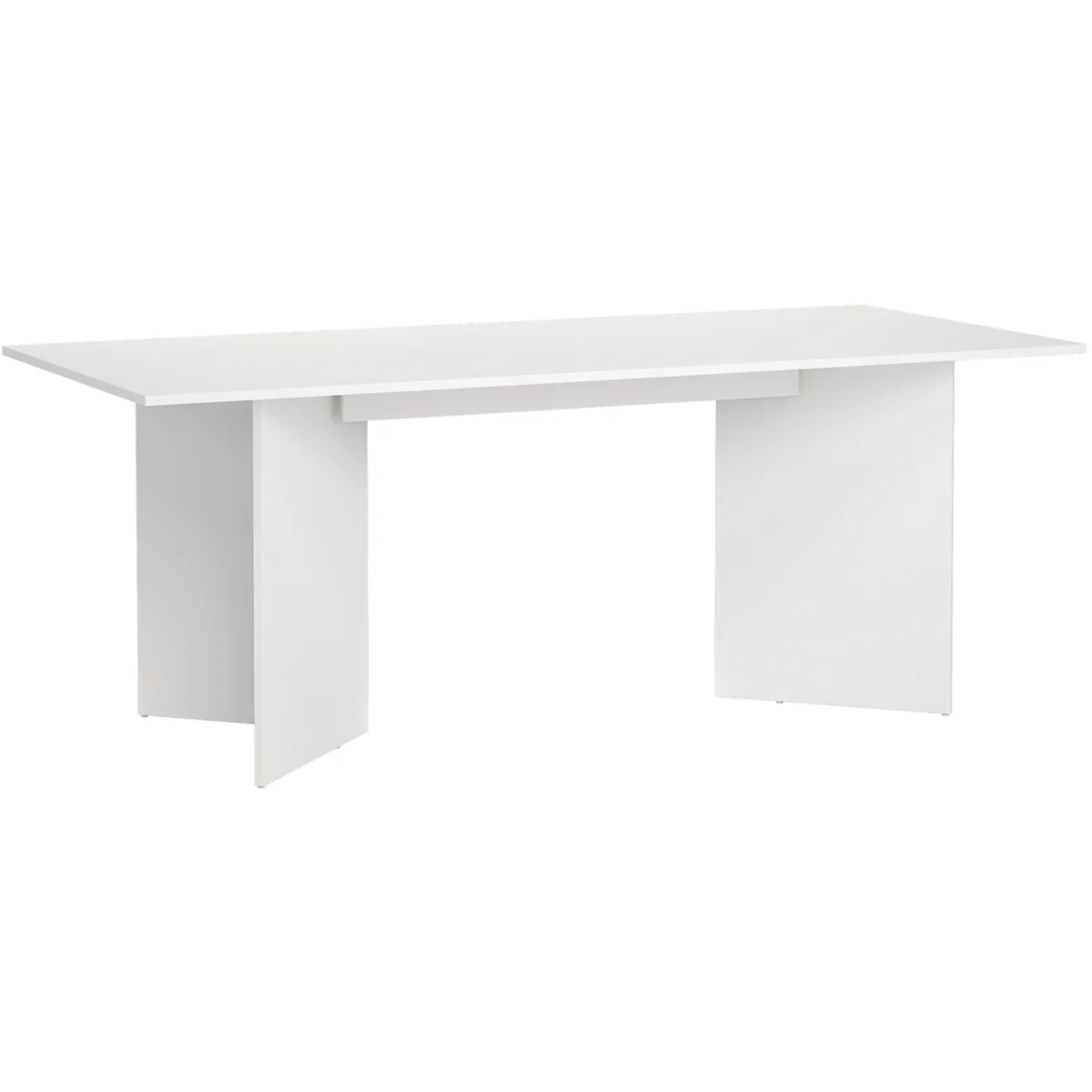 Family Dining table 90x200cm in White - White – image 3