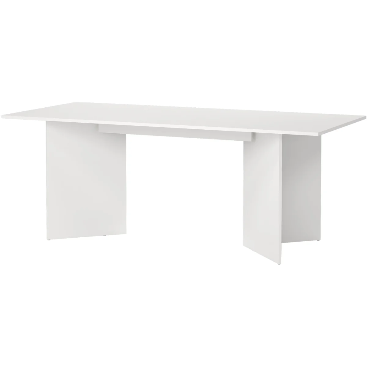 Family Dining table 90x200cm in White - White – image 5