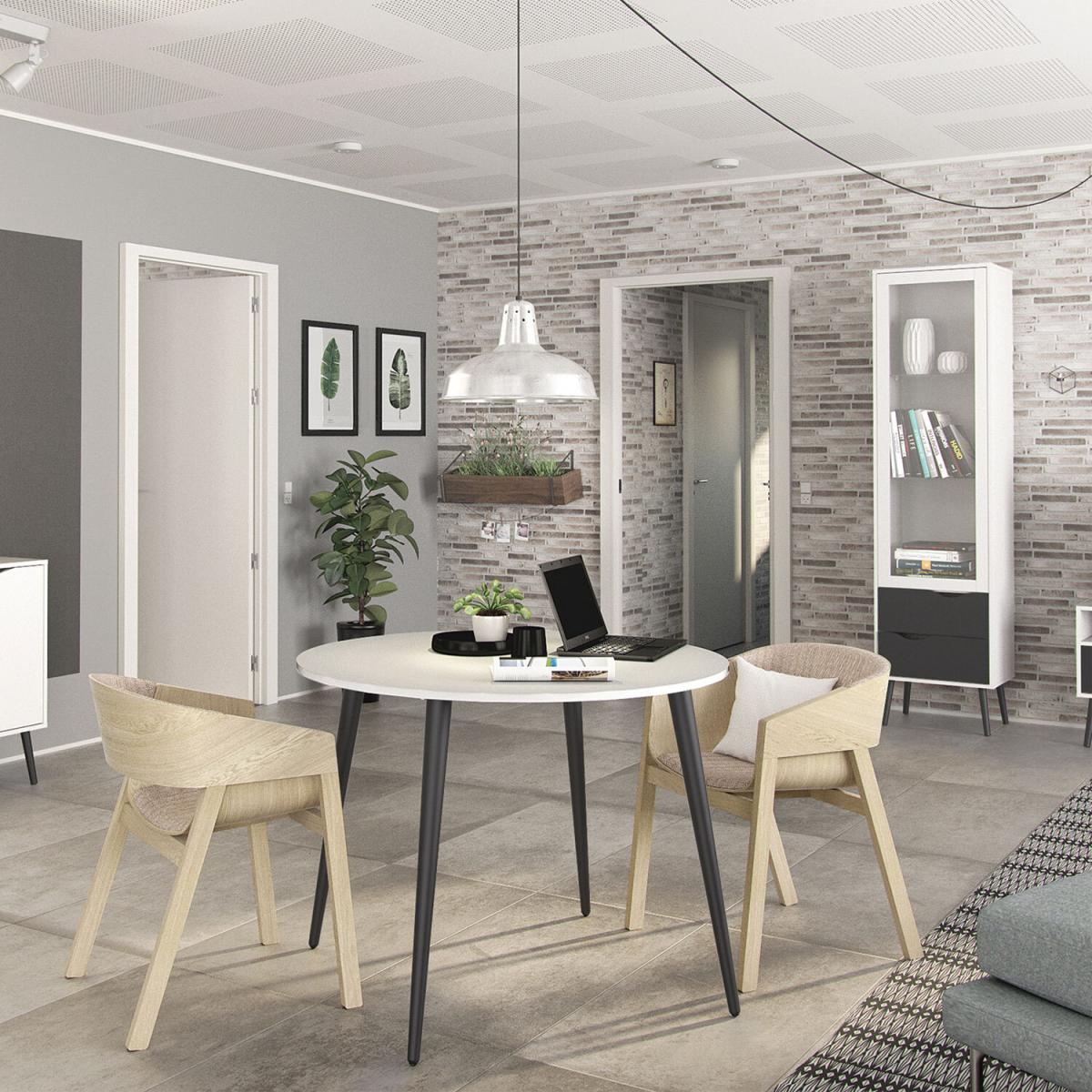 Oslo Dining Table - Black / 100cm – image 4