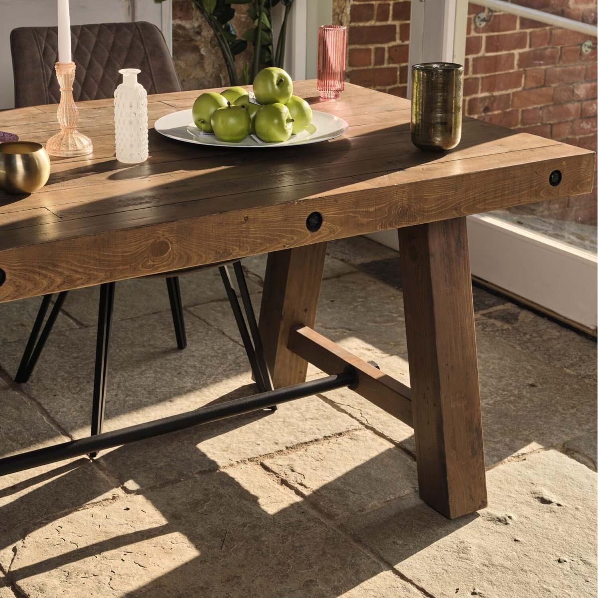 Darwin Dining Table - Brown / 180cm – image 3