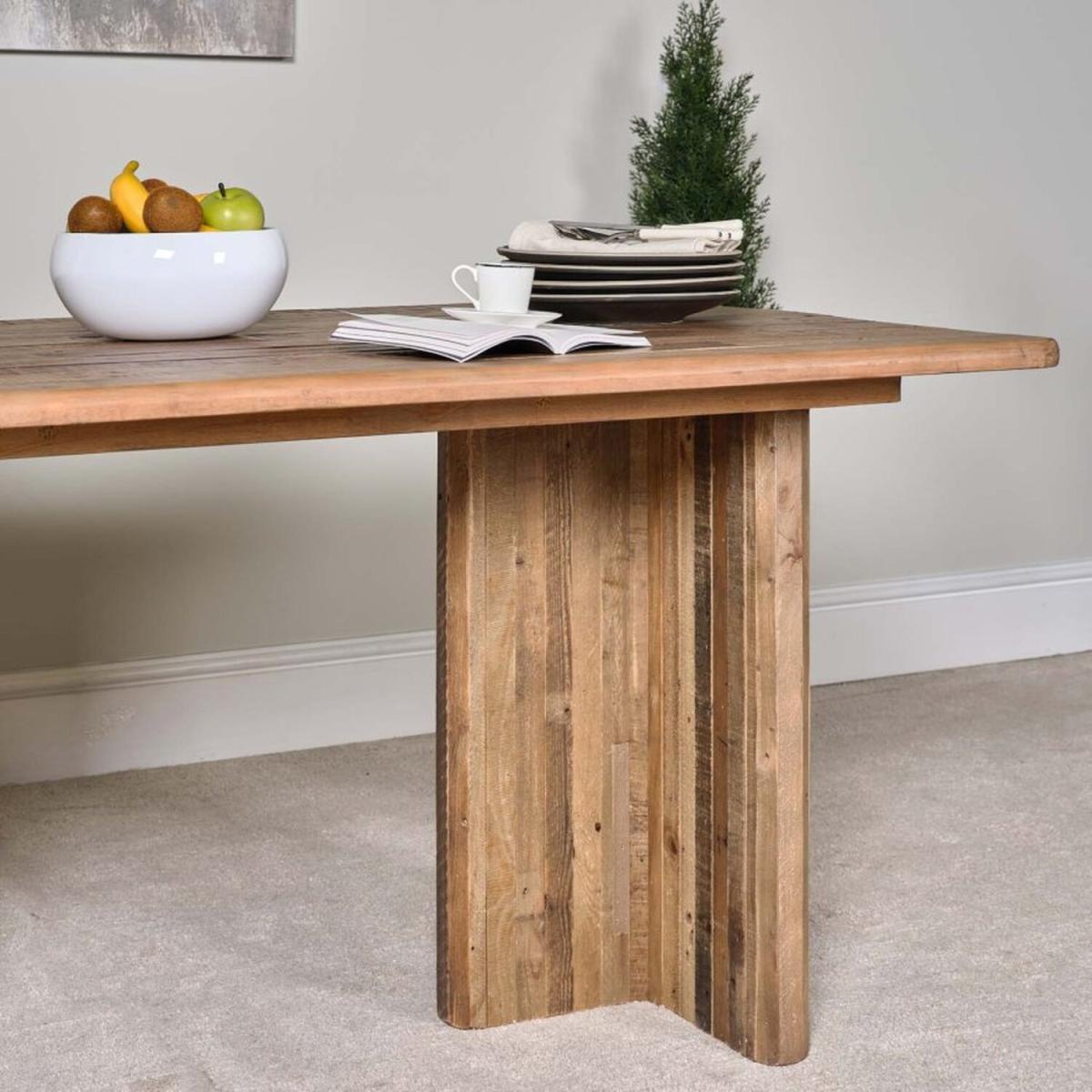 Perth 160cm Dining Table - Brown – image 2