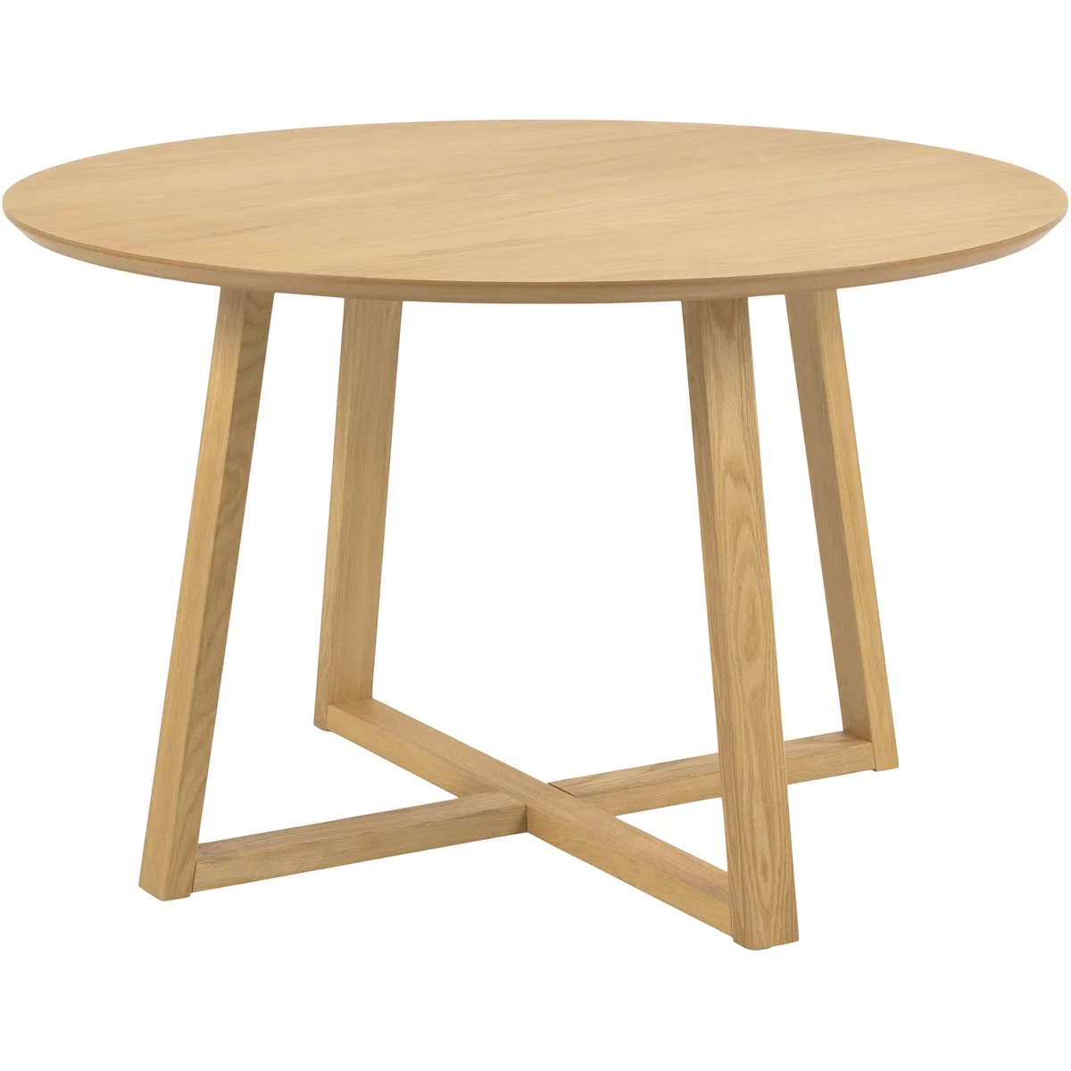 Malika Round Dining Table in Oak - Oak – image 3