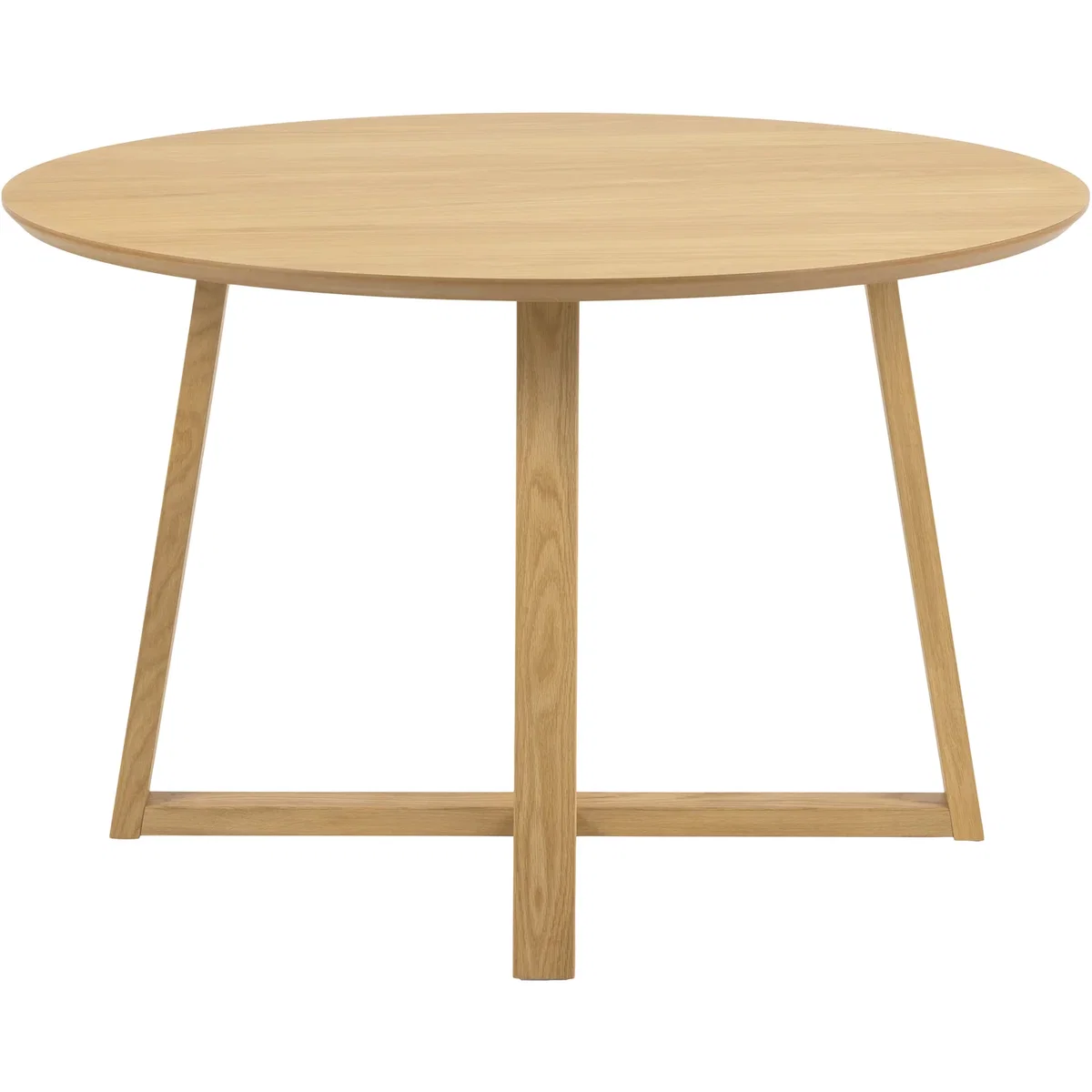 Malika Round Dining Table in Oak - Oak – image 4