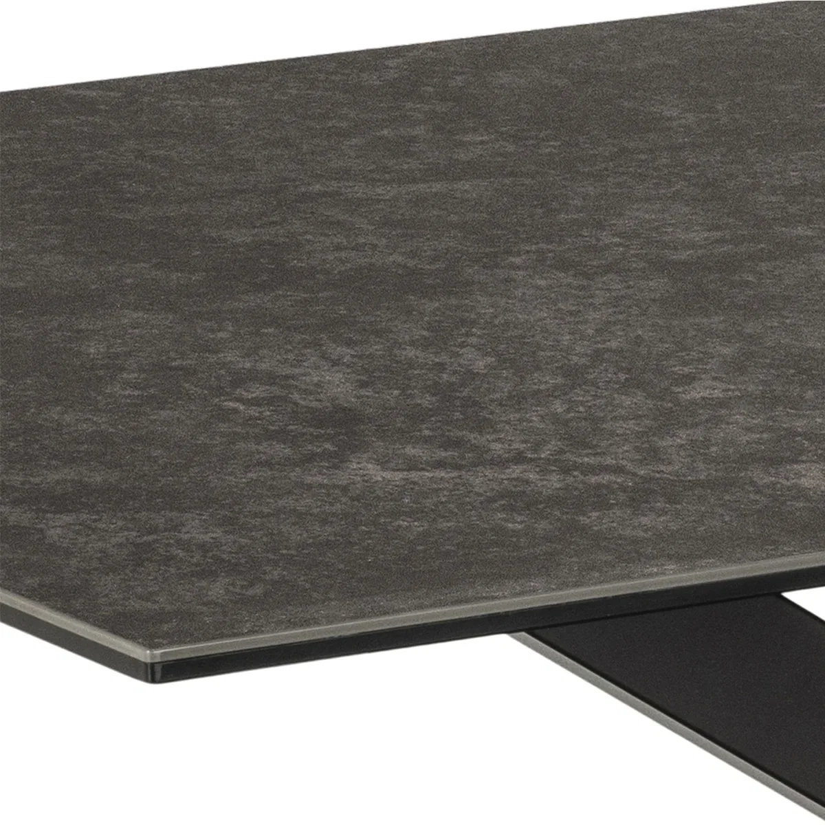 Heaven Dining Table in Ceramic Black Top 160x90cm - Black – image 4
