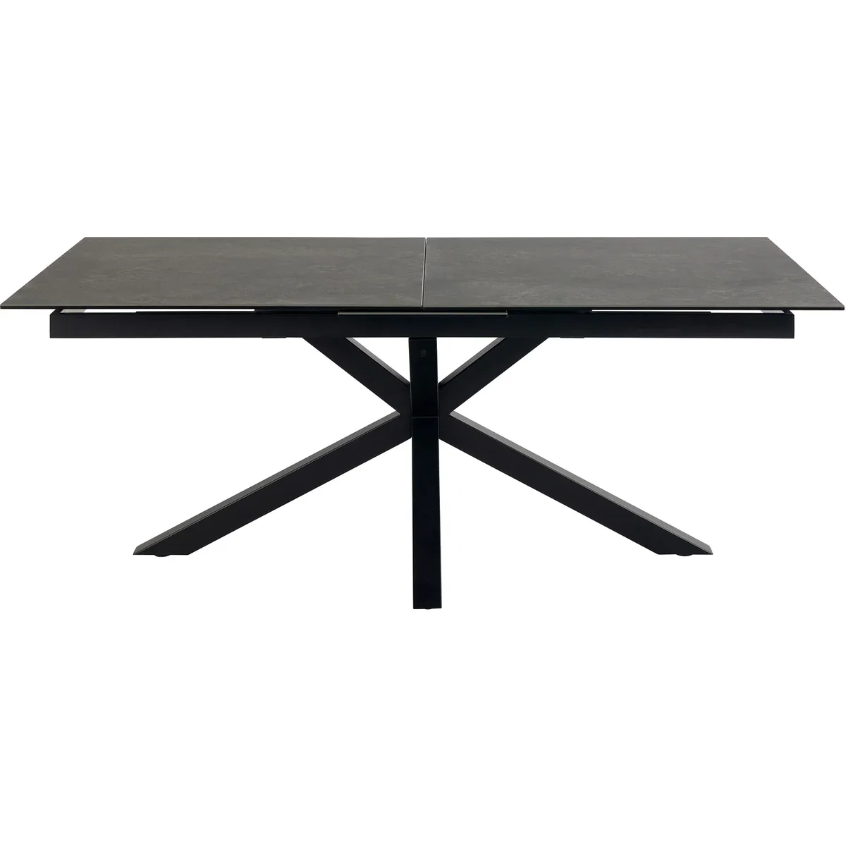 Heaven Extendable Dining Table with Ceramic Black Top 200cm - Black – image 2