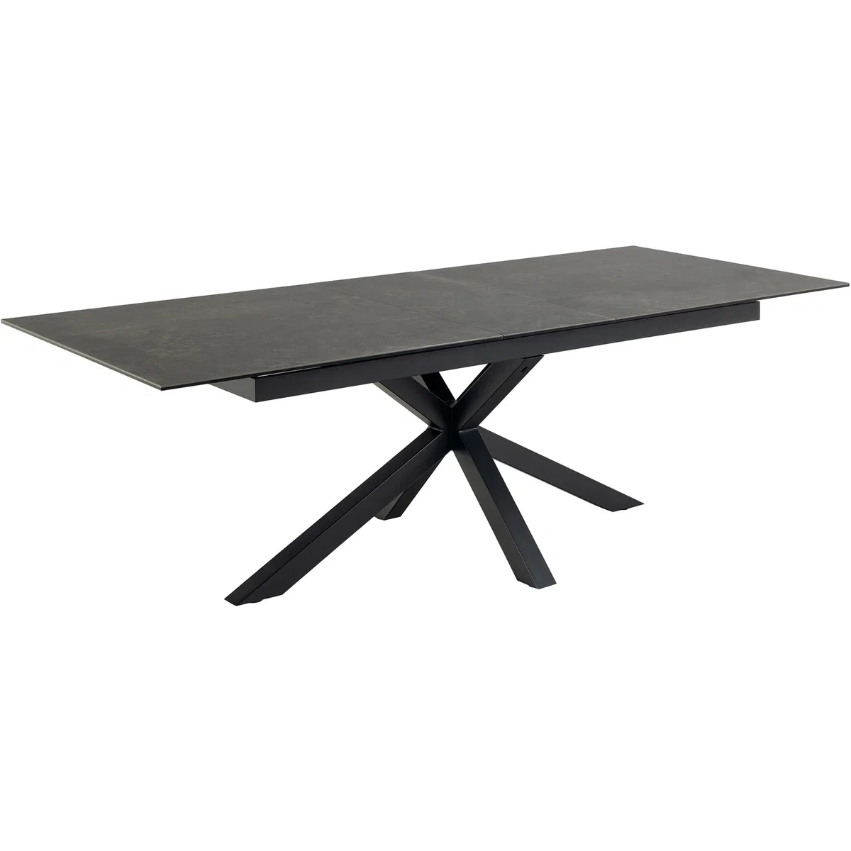 Heaven Extendable Dining Table with Ceramic Black Top 200cm - Black – image 3
