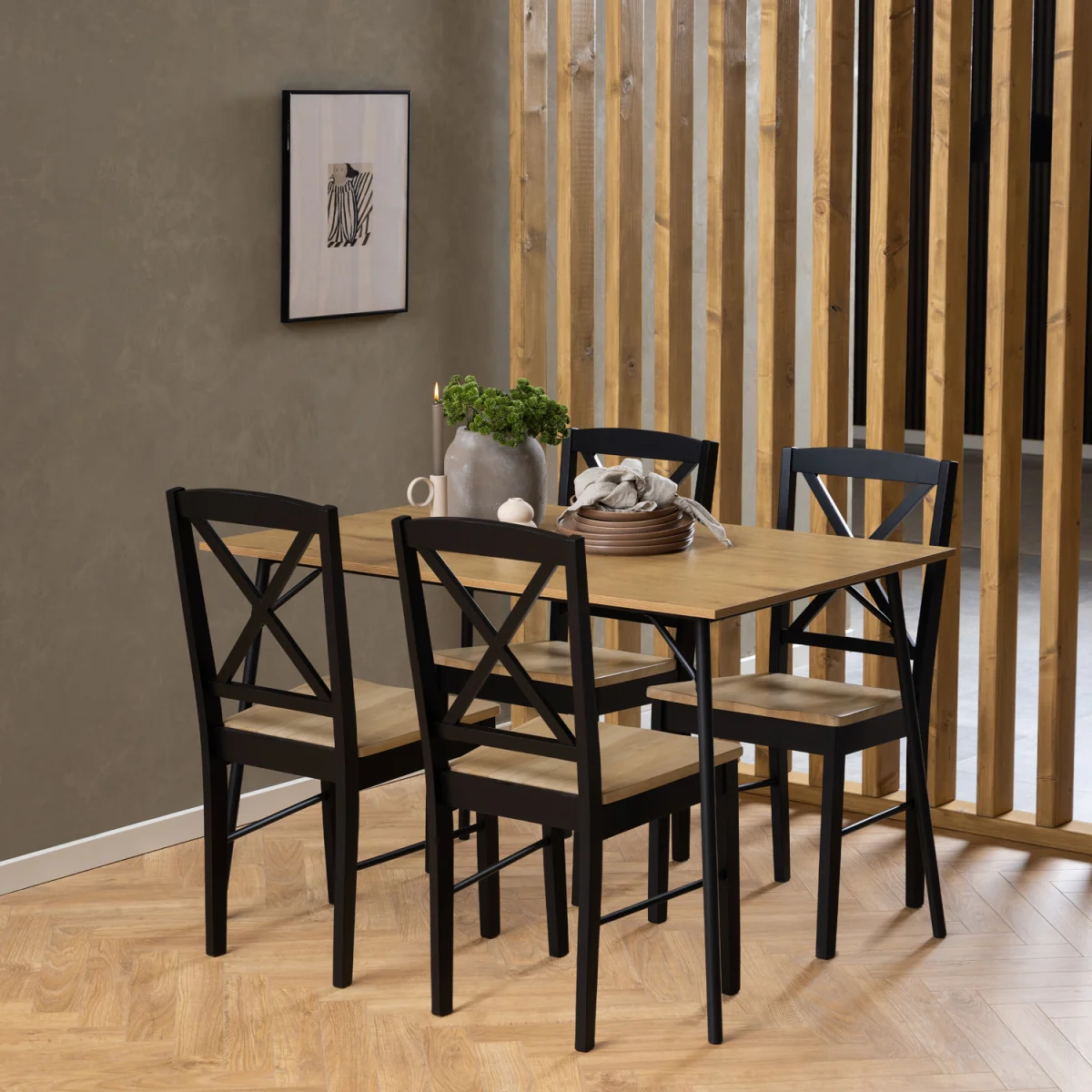 Peru Rectangular Dining Table in Wild Oak 120x80cm - Wild Oak – image 2
