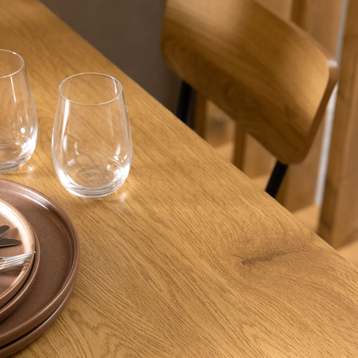 Peru Rectangular Dining Table in Wild Oak 120x80cm - Wild Oak – image 4