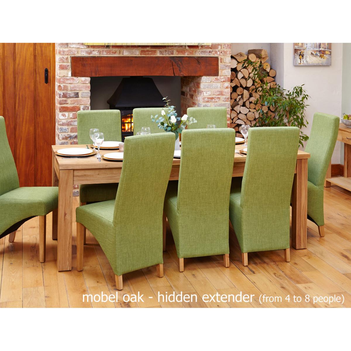 Mobel Hidden Extending Oak Dining Table (Seats 4-8) - Light Oak – image 2