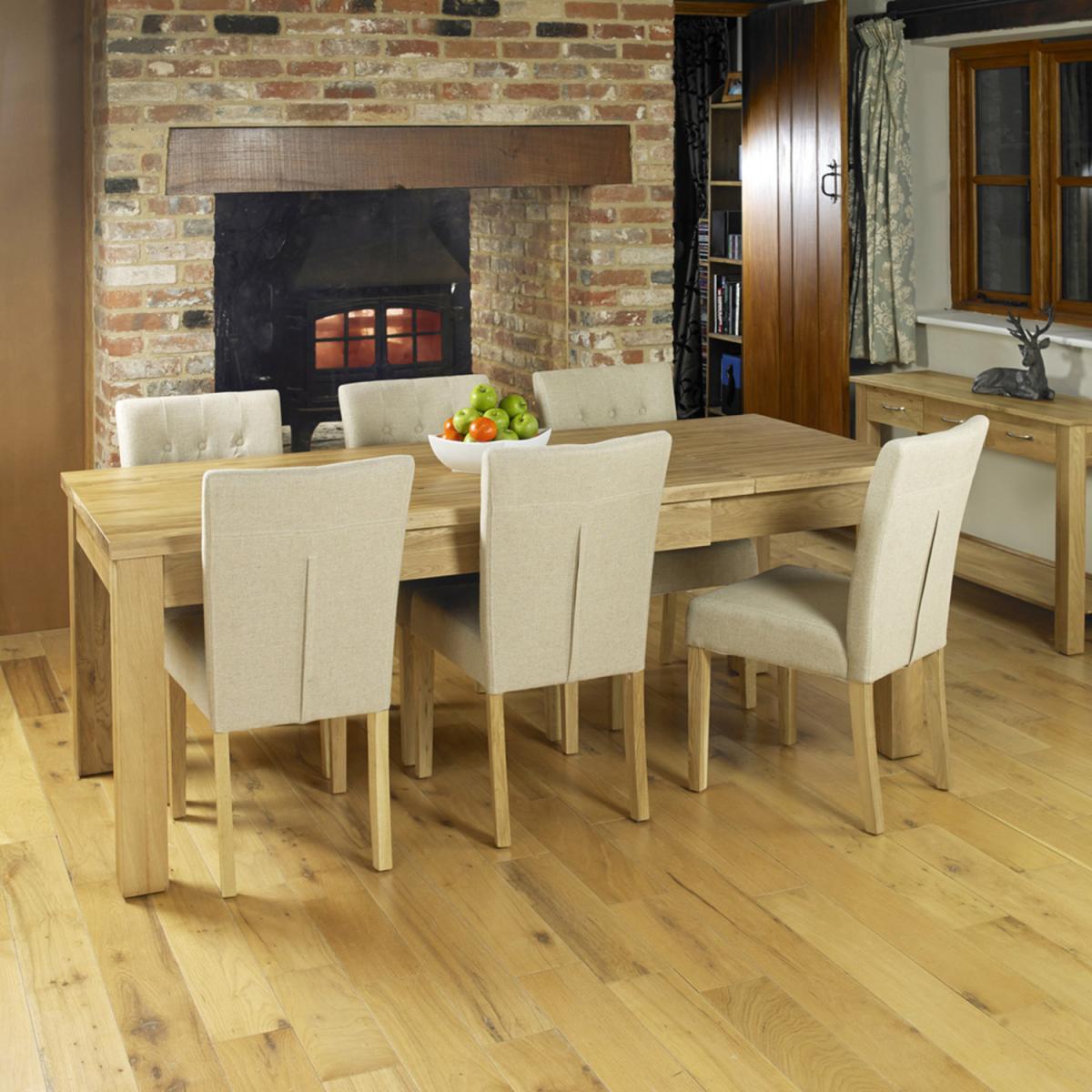 Mobel Hidden Extending Oak Dining Table (Seats 4-8) - Light Oak – image 5