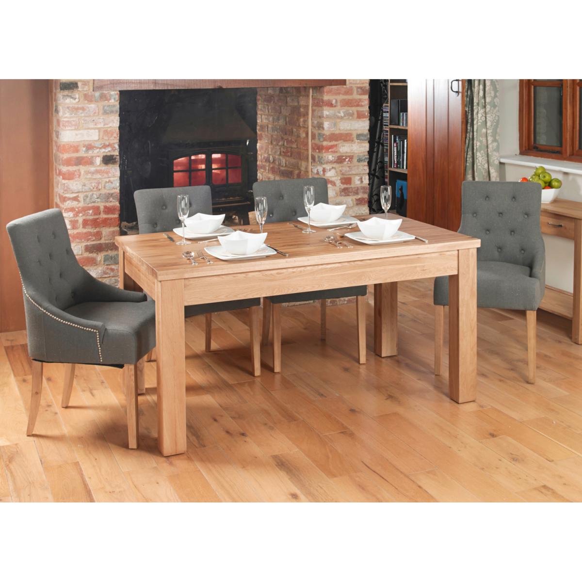 Mobel Hidden Extending Oak Dining Table (Seats 4-8) - Light Oak – image 9