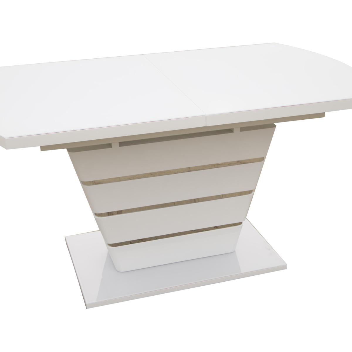 Extendable Dinning Table  - White – image 4