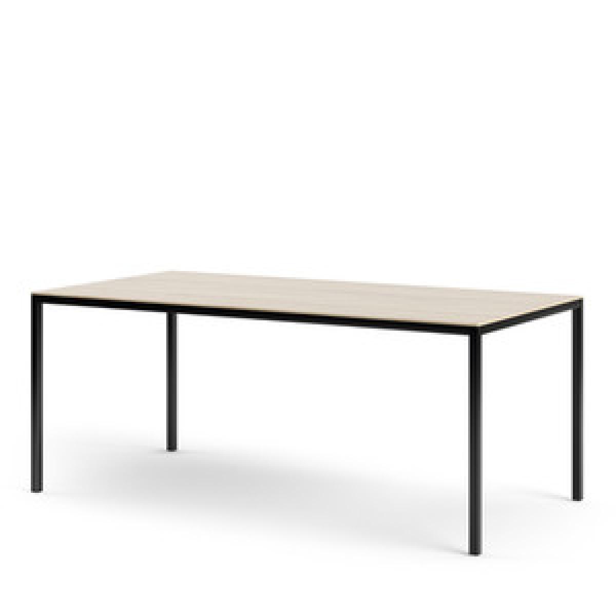 Universal Family Dining 180CM Table - White Black – image 4
