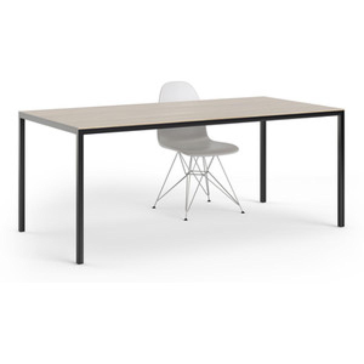 Universal Family Dining 180CM Table - White Black – image 7
