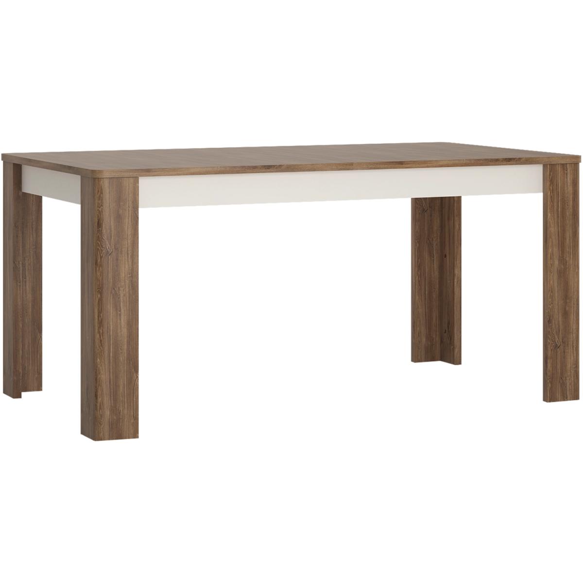 Jonas & James Louisiana Extending Dining Table - Alpine White and Oak – image 2