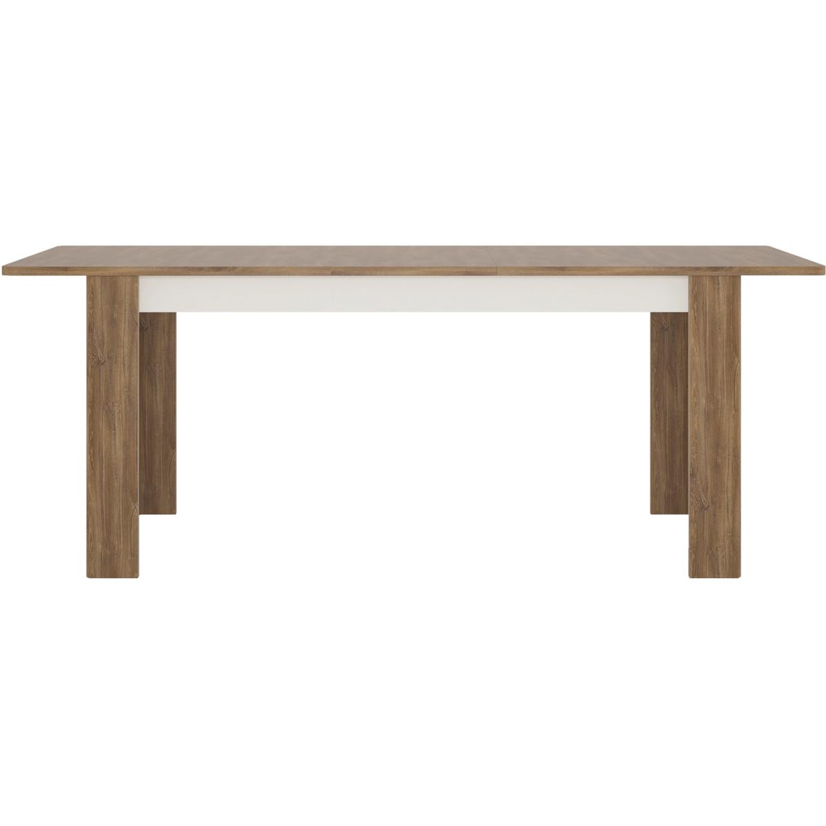 Jonas & James Louisiana Extending Dining Table - Alpine White and Oak – image 7