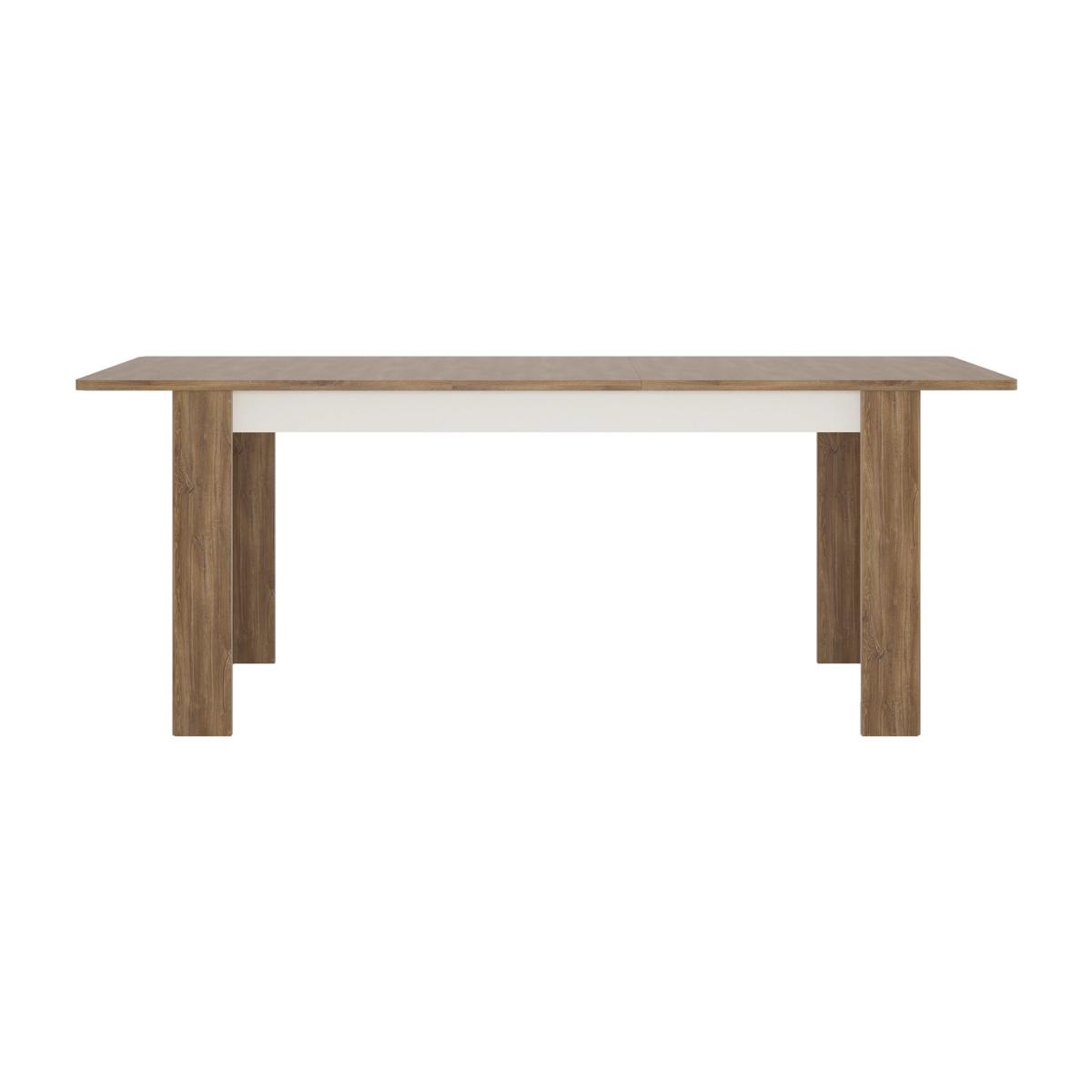 Jonas & James Louisiana Extending Dining Table - Alpine White and Oak – image 1
