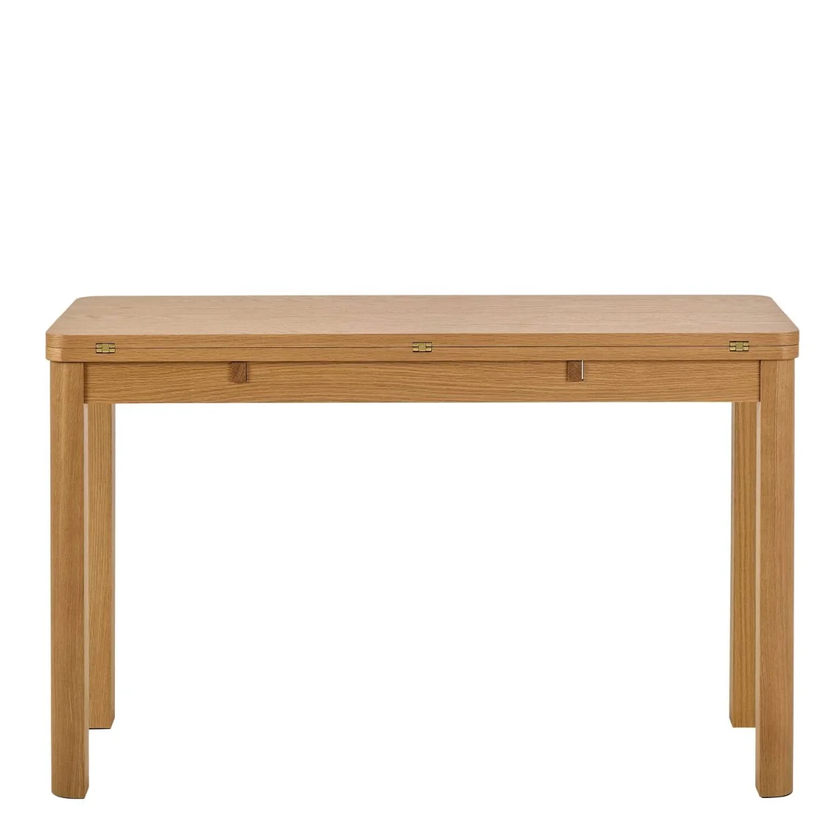 Dresden Extendable Veneer Dining Table with Hidden Leaves - Brown – image 3