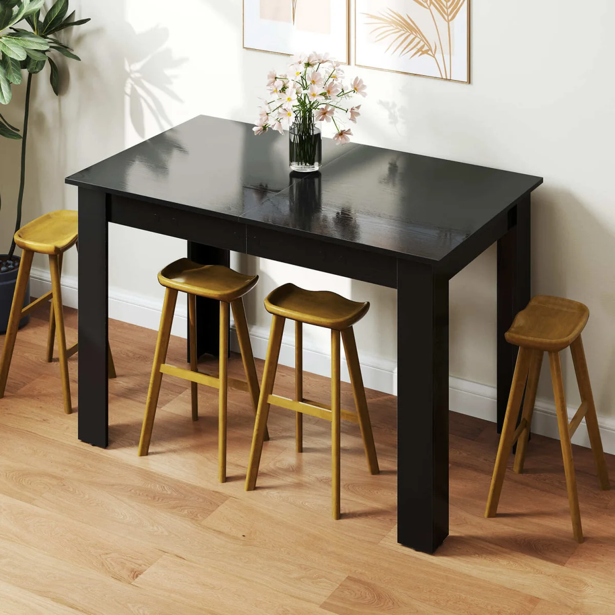 L-Leg Extendable Kitchen Dining Table – image 5