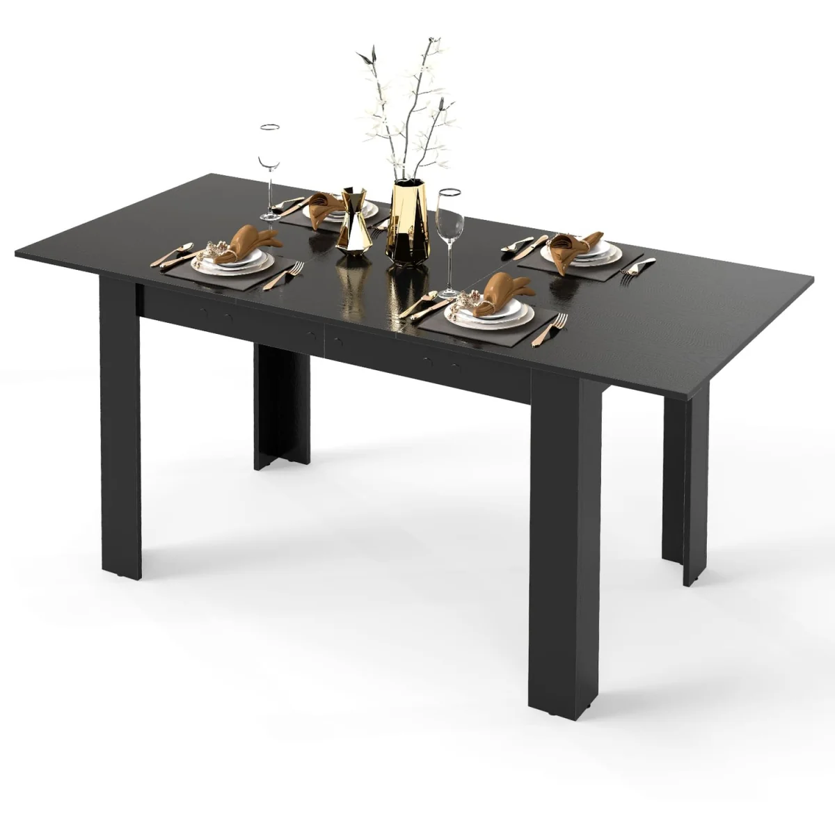 L-Leg Extendable Kitchen Dining Table – image 9