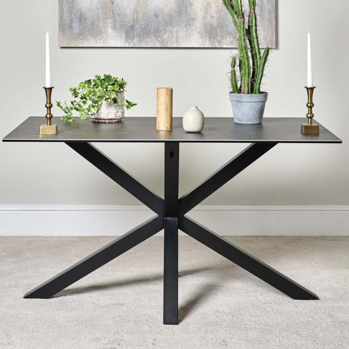 Eastcote 135cm Dining Table - Black – image 5