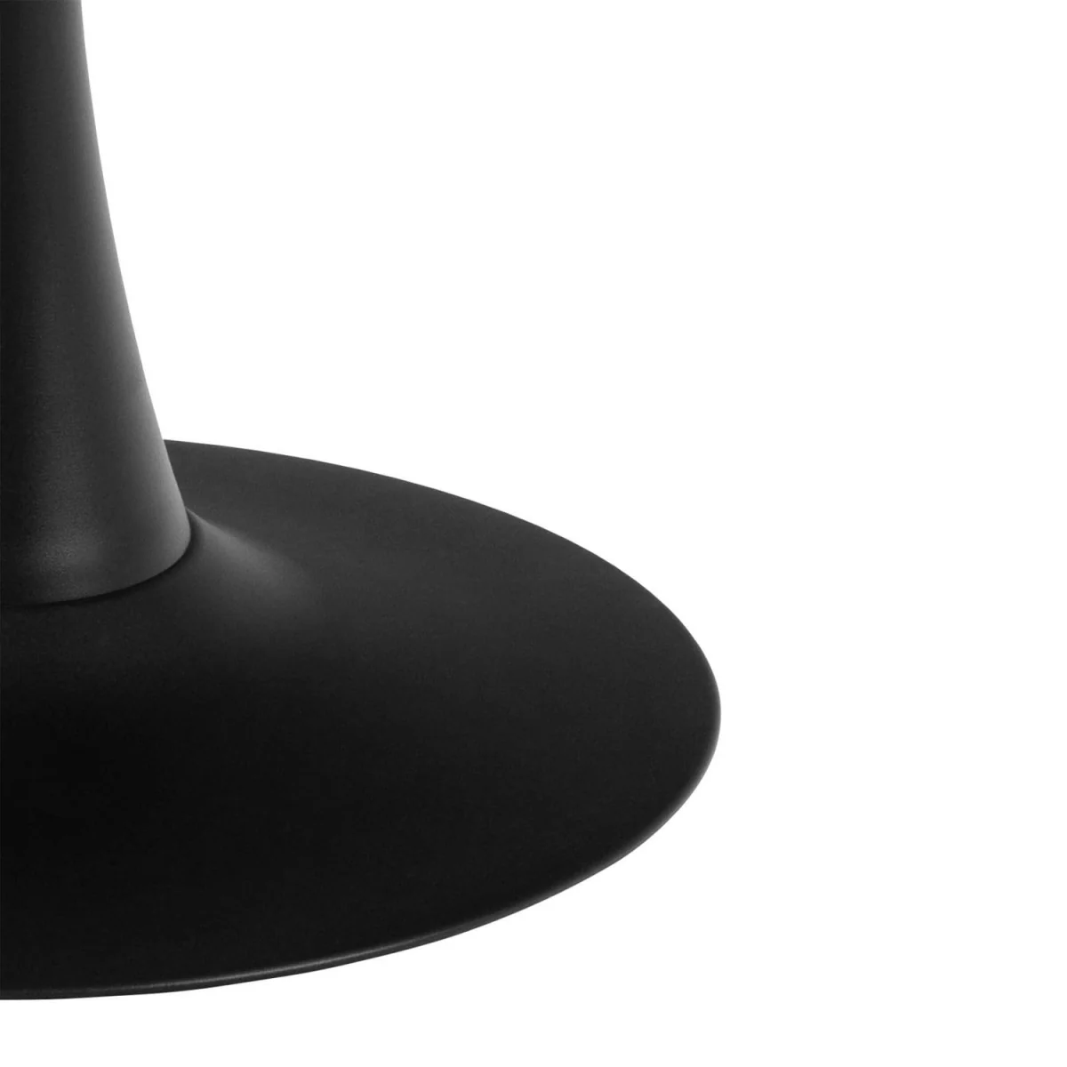 Cloverfern Round Dining Table Ceramic Top Matt Steel Base - Brown – image 4
