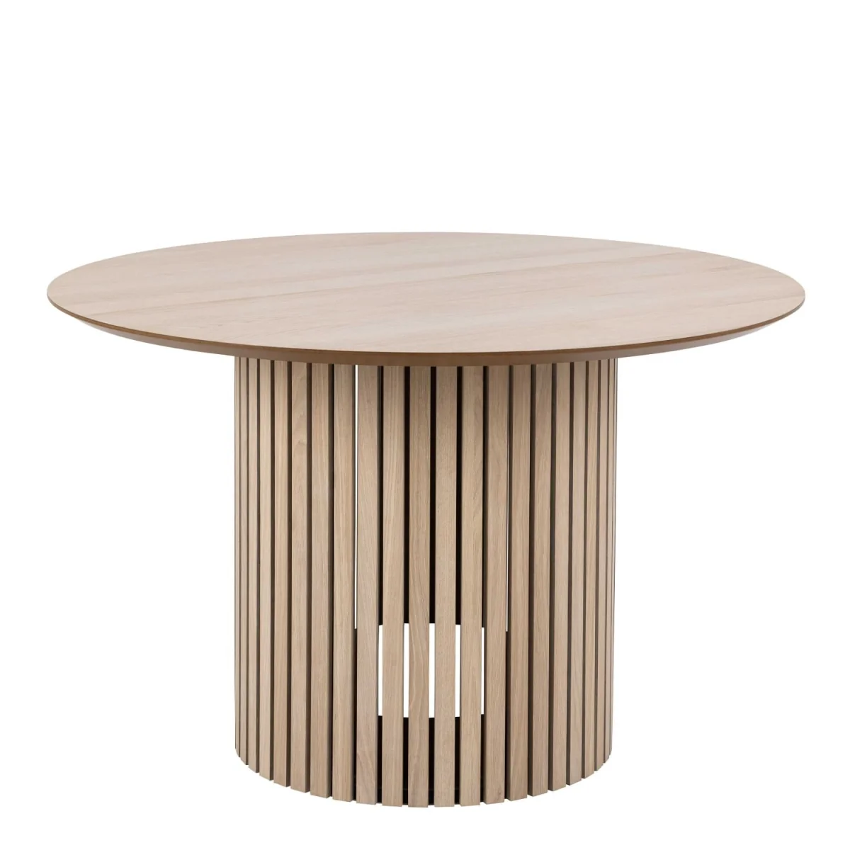 Nakskov Round Dining Table Pigmented Panelled Base - Neutral – image 4