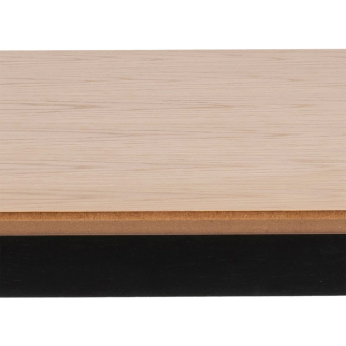 Roxby Rectangular Dining Table - Oak & Black – image 5