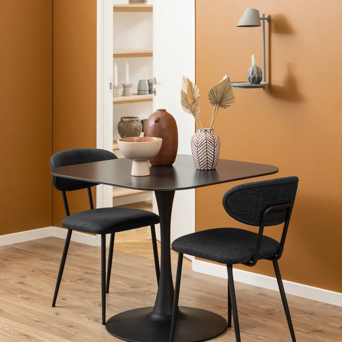 Malta Square Dining Table - Black – image 3