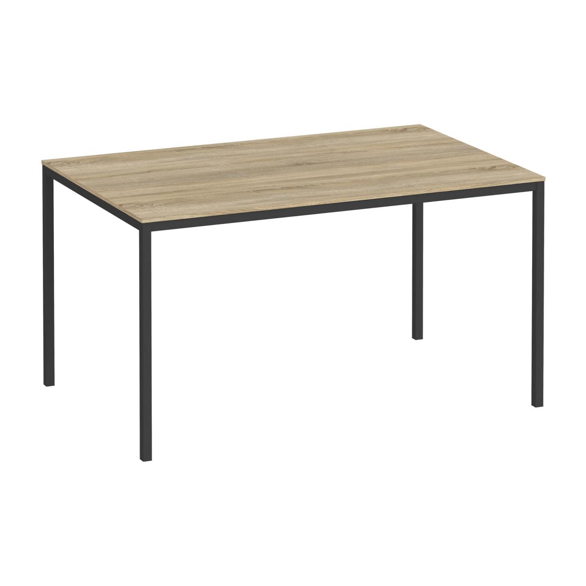 Universal Family Dining 140CM Table - Oak/Black – image 1