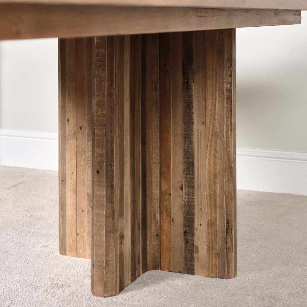 Perth 220cm Dining Table - Brown – image 6