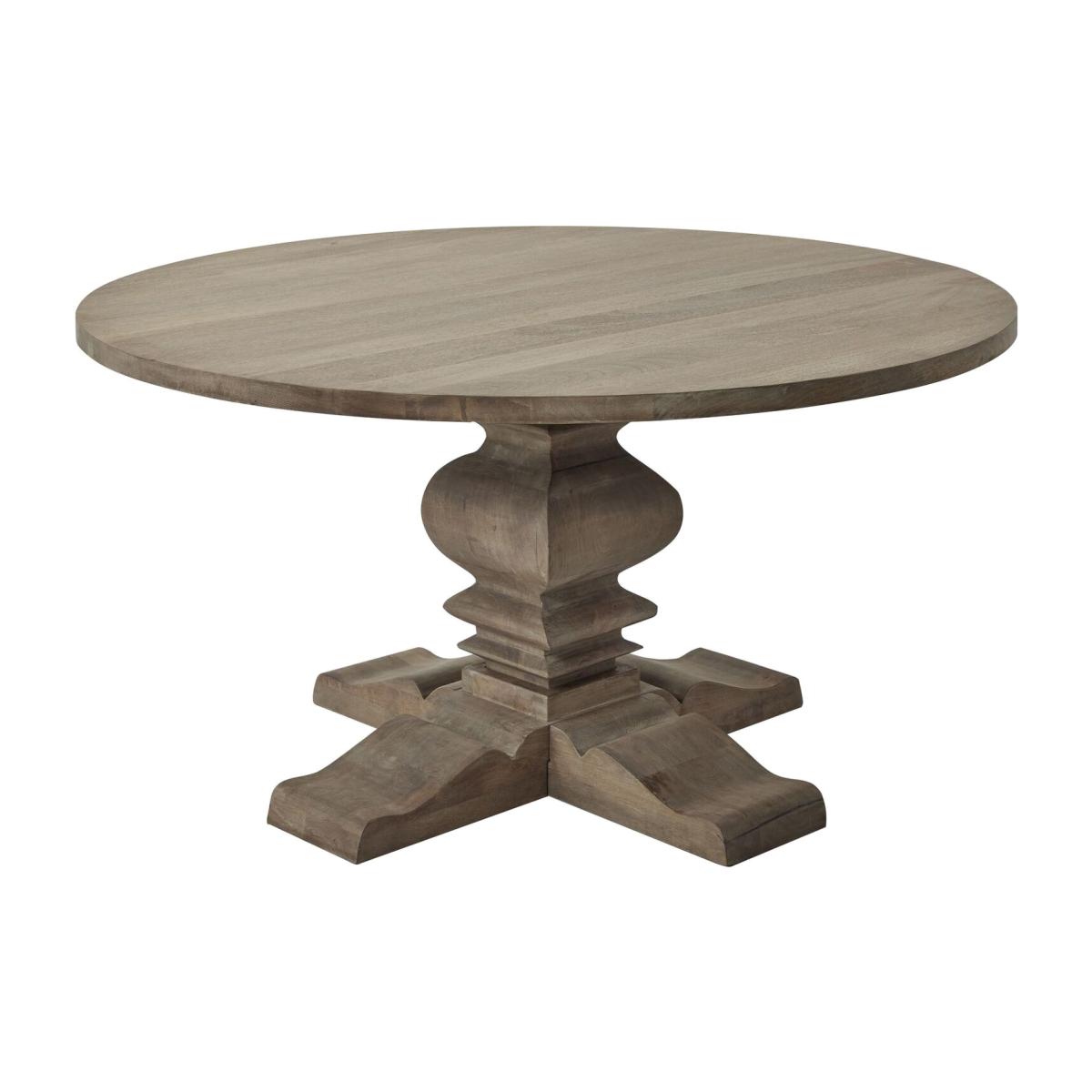 Copgrove Round Pedestal Dining Table - Brown